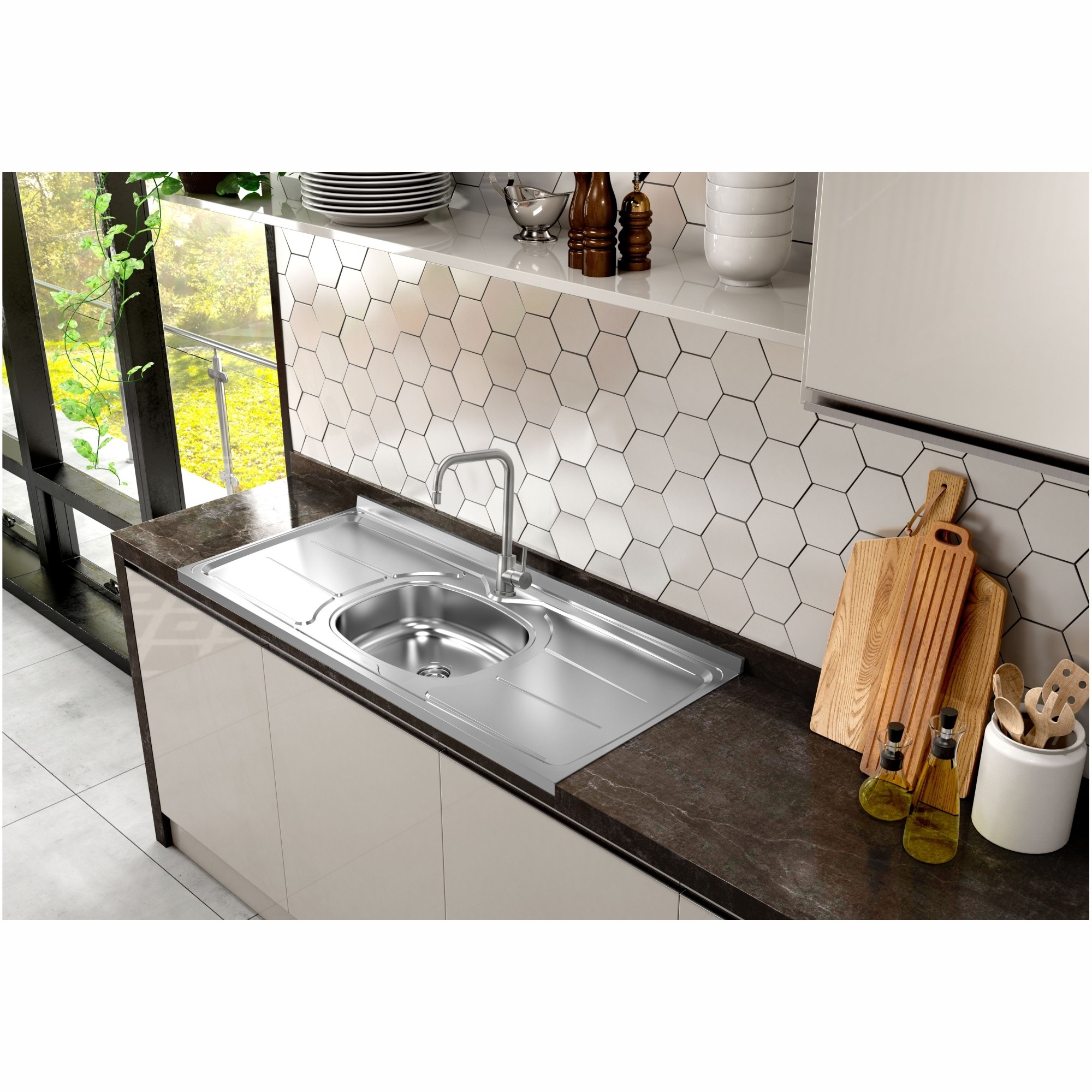 Pia Inox 1,20