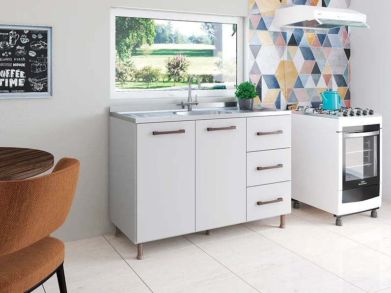 Balcão MDP 1,20 Branco