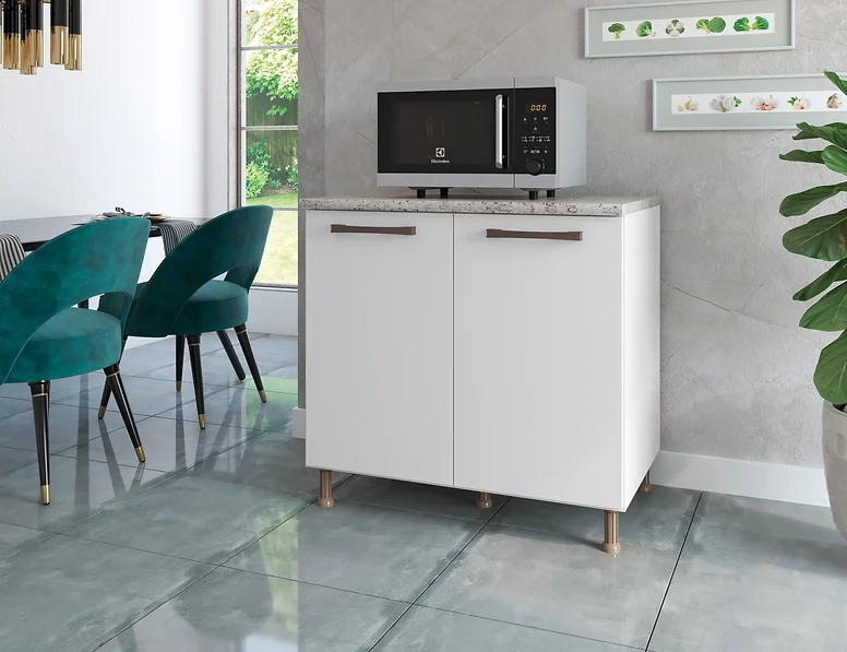 Balcão 80 MDF Branco