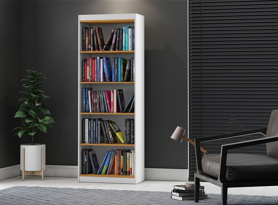 Livreiro Encanto Branco Cinanomo