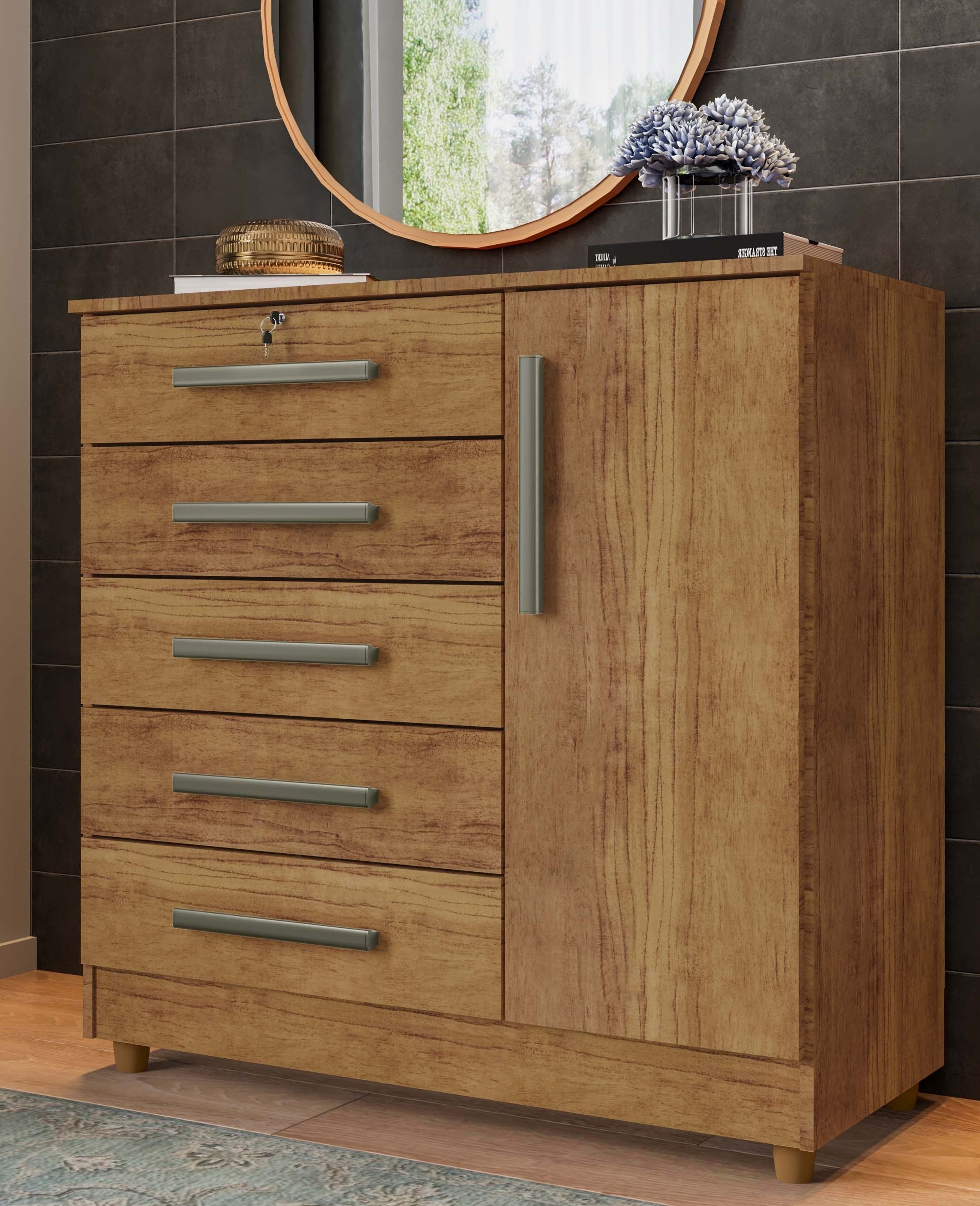 Cômoda Vitória Cedro Areia