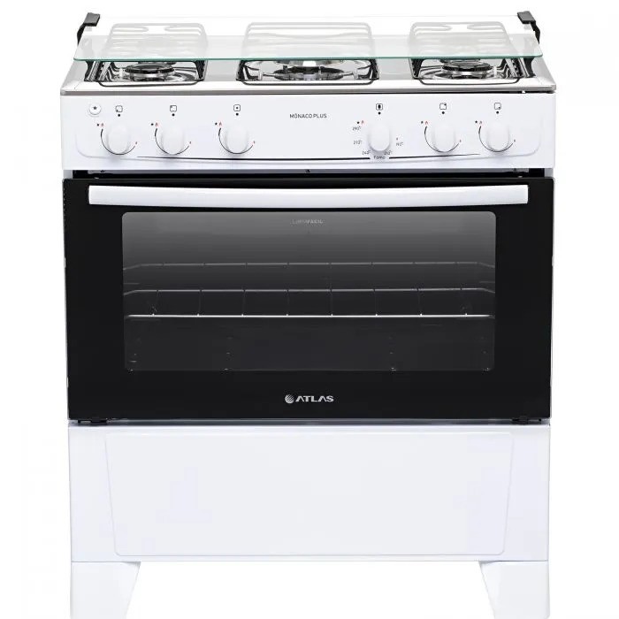 Fogão Atlas 5 Bocas Mônaco Plus Branco