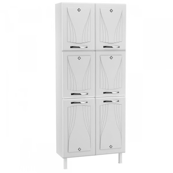 Paneleiro Duplo 6 Portas Star New TelaSul Branco