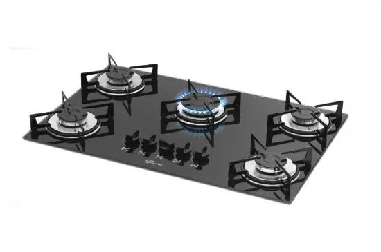 Fogão Cooktop Fischer 5 Bocas