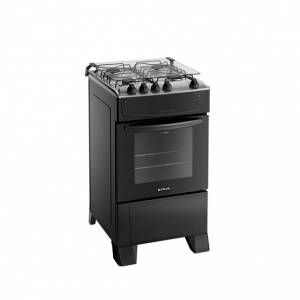 Fogão 4 Bocas Branco Inox Atlas Mônaco Plus Bivolt