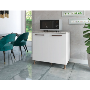 Balcão 80 MDF Branco