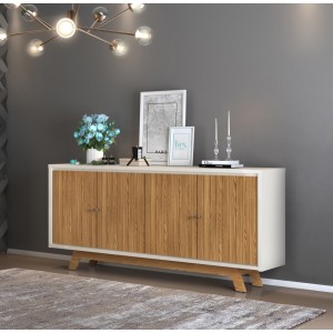 Buffet Brise Carvalho Nobre Off White
