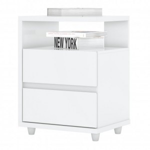 Mesa de Cabeceira Campeche Off White