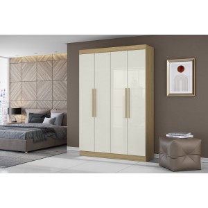 Roupeiro 4 Portas 2 Gavetas Atacama Off White