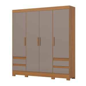 Guarda Roupa B383 04 Portas e 04 Gavetas